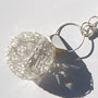 Campana del tiempo chico - Plata 925, 1000 y cristal craquelado